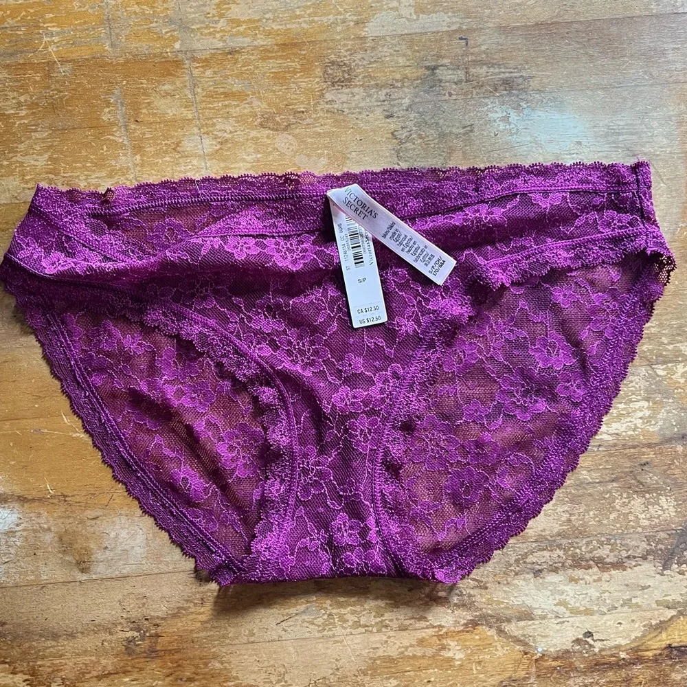 Victoria’s Secret Small Lace Bikini Panty Underwear NEW New with tags